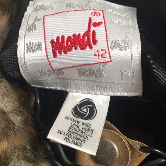 Designer German Made! Mondí. Faux And Wool. - Picture 2 of 2